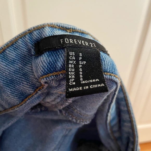 Light Wash Jean Skirt - Picture 5 of 5